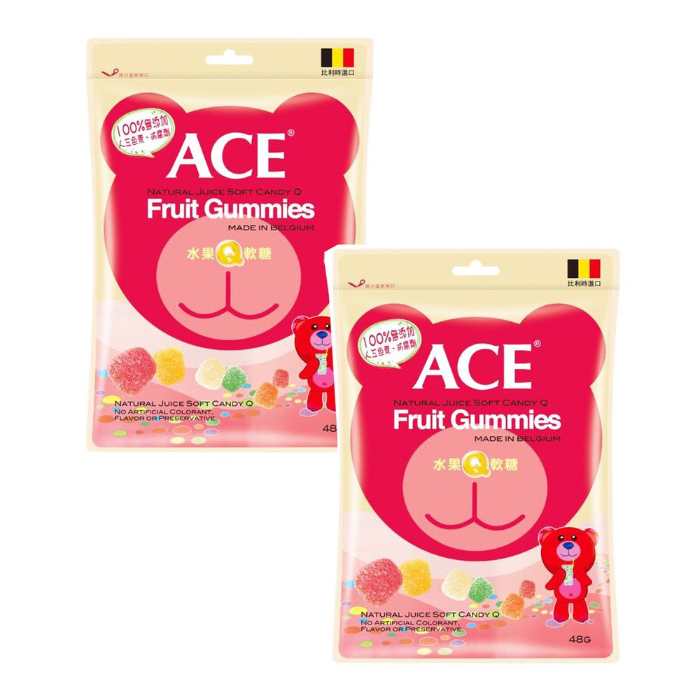 ACE - 水果Q軟糖*2-48g/袋