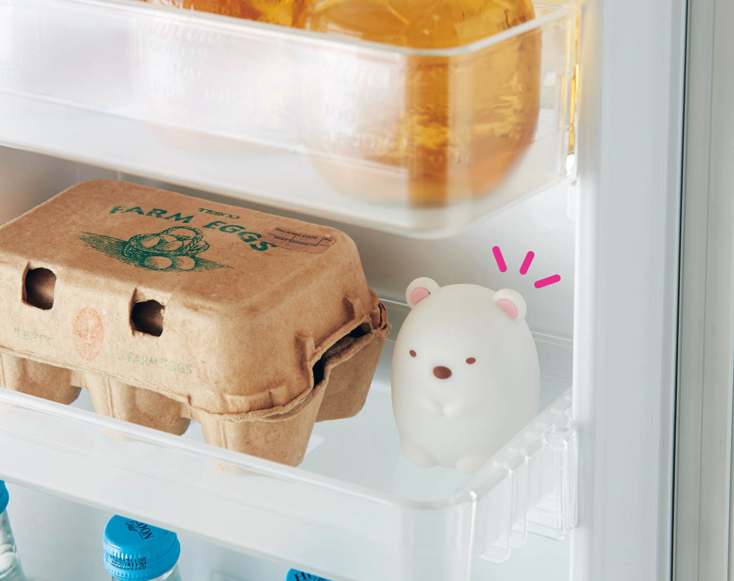 日本千趣會 - 角落生物 備長炭除臭盒-貓咪-黃 (6.5cm高)