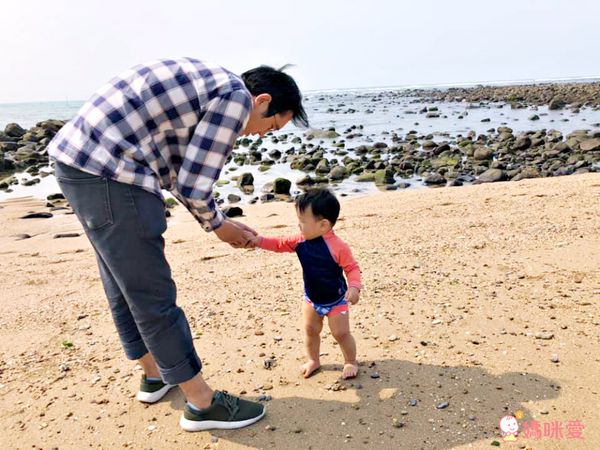 英國 Close - Pop-in嬰兒抗UV防曬泳衣/長袖-珊瑚藍