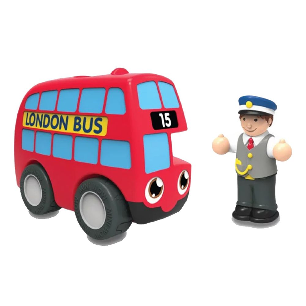 英國驚奇玩具 WOW Toys - 驚奇隨身迷你車-貝希爾-倫敦巴士