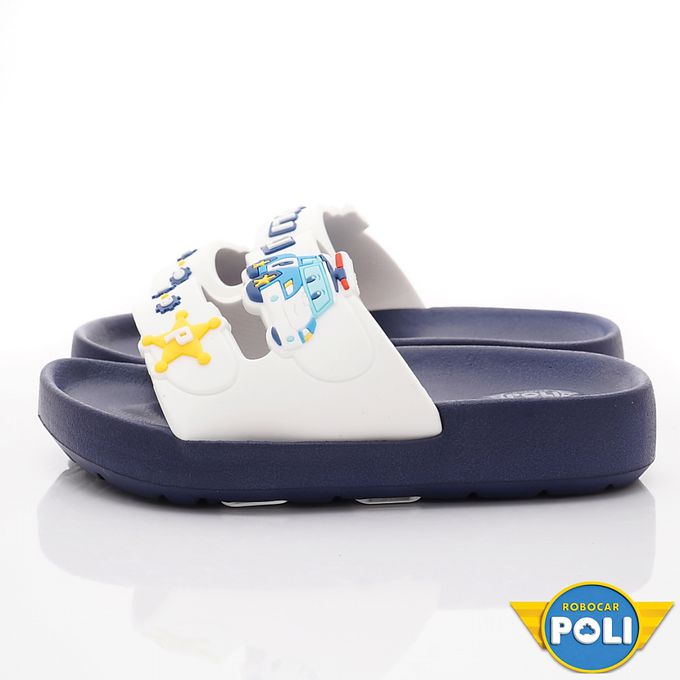 POLI輕量拖鞋(袋裝)POKS34016藍(中小童)-涼拖鞋-藍