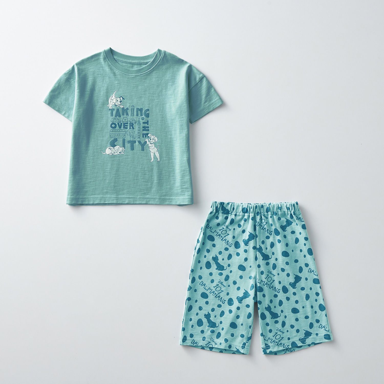 日本千趣會 - 迪士尼 純棉涼爽短袖家居服/睡衣-唐老鴨-深藍x灰