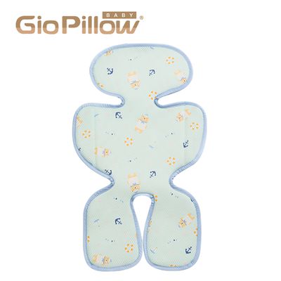 韓國 GIO Pillow - 超透氣推車/汽座座墊-花色款-水手熊藍