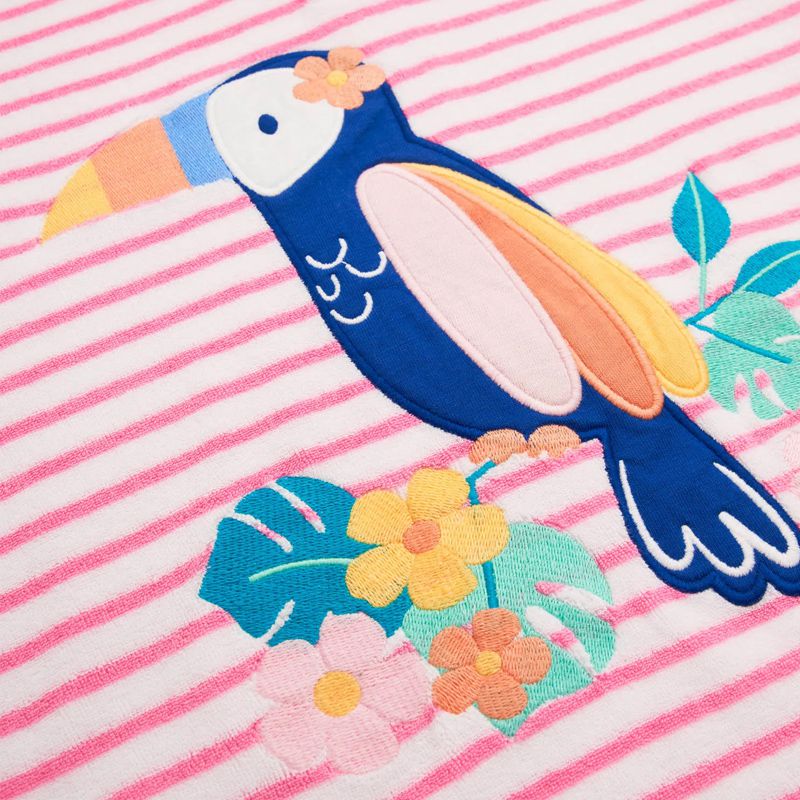 英國 JoJo Maman BeBe - 嬰幼兒/兒童游泳浴巾-大嘴鳥