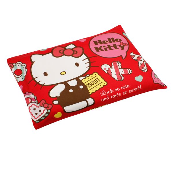 鴻宇 HongYew - Hello Kitty兒童標準型乳膠枕-繽紛甜心-紅 (35x50x9 cm)