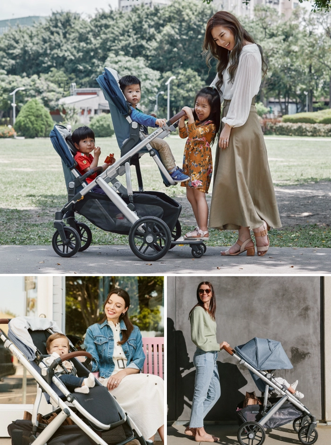 美國UPPAbaby - VISTA V2 王者之尊旗鑑：單人推車-奶茶色 LIAM