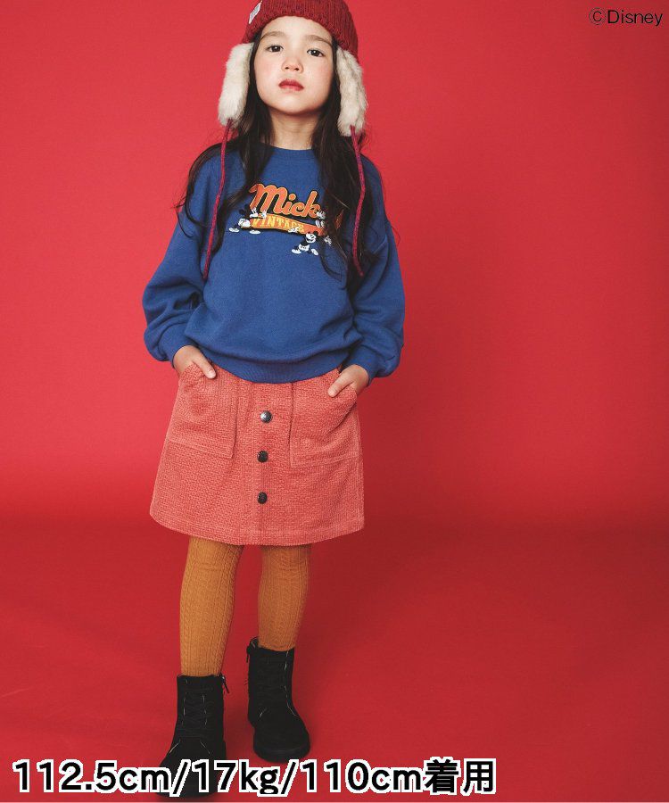 日本 BREEZE - 聯名款 迪士尼印花長袖上衣-米奇復古-黃