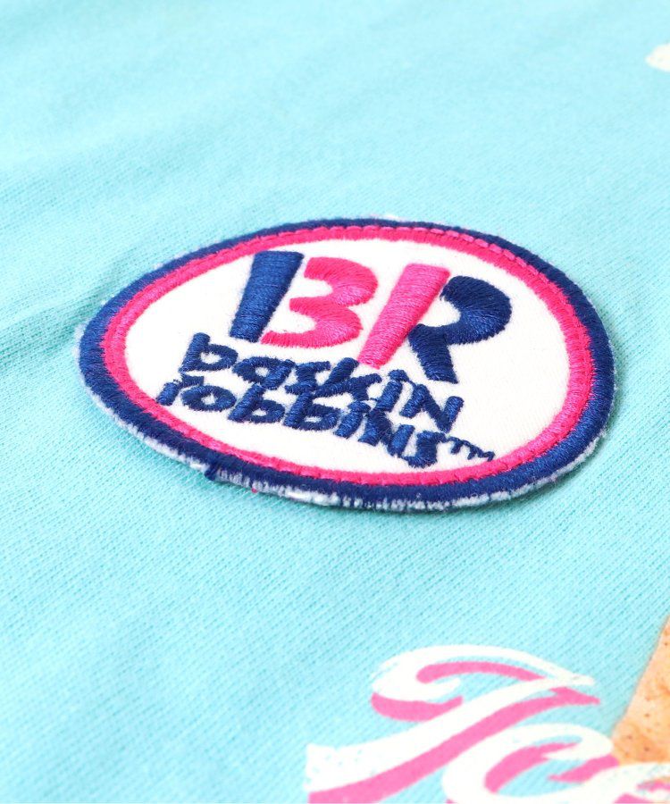 日本 BREEZE - 31冰淇淋聯名 印花短袖上衣-最愛的甜筒-米白