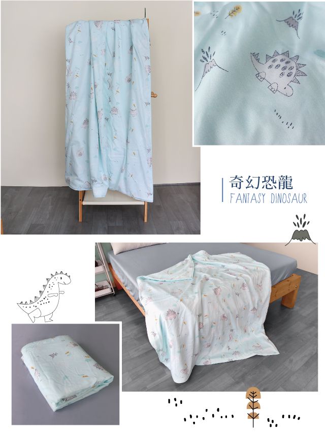 舒福家居 iSuFu - MIT 40支天絲兒童涼被-狗狗家族-120*150CM