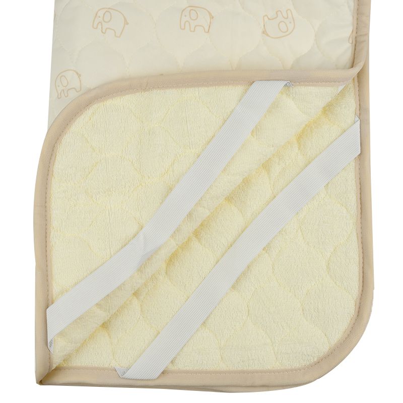 akachan honpo - 雙面涼爽保潔墊附除濕片-迷你款-象牙白色 (約60cm×90cm)