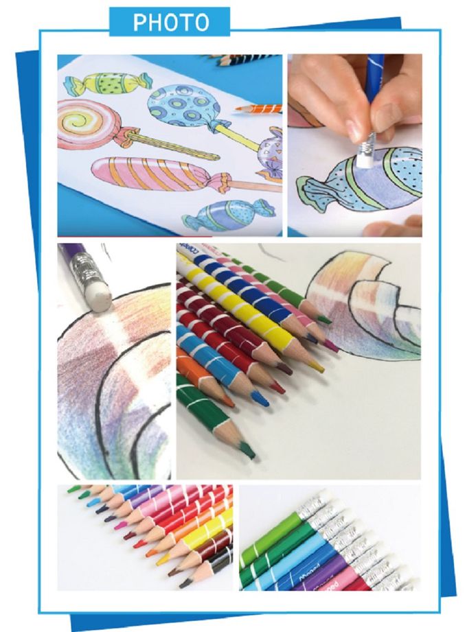 法國Maped - 可擦除彩色鉛筆12色