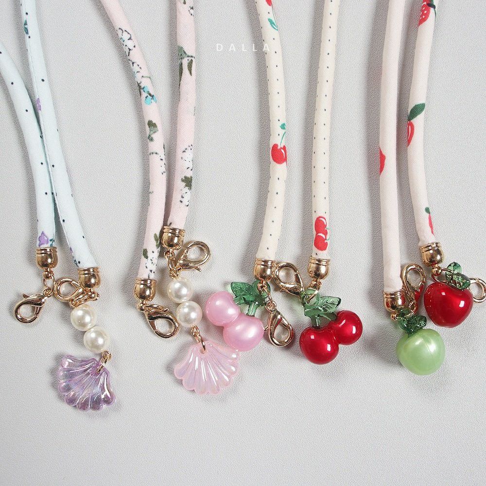 韓國 Dalla - 口罩項鍊-蘋果