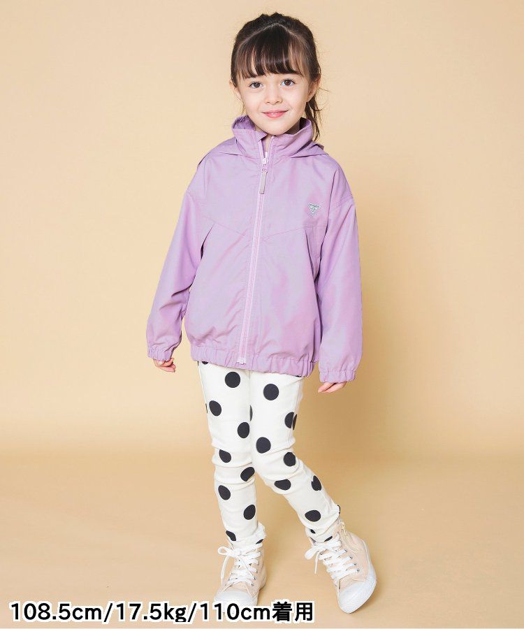 日本 BREEZE - 防潑水繽紛撞色連帽休閒外套-土耳其藍x棕