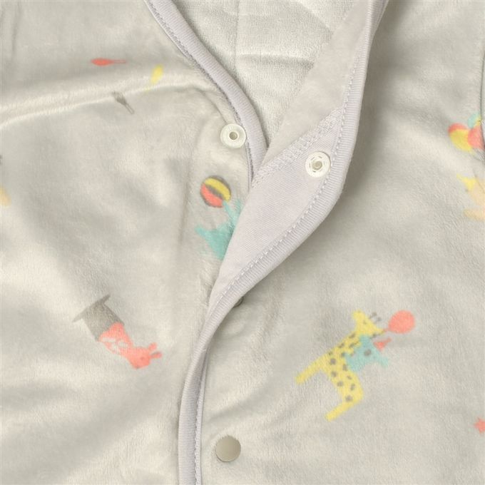 akachan honpo - 腿部舒適又保暖的2WAY防踢被-灰色