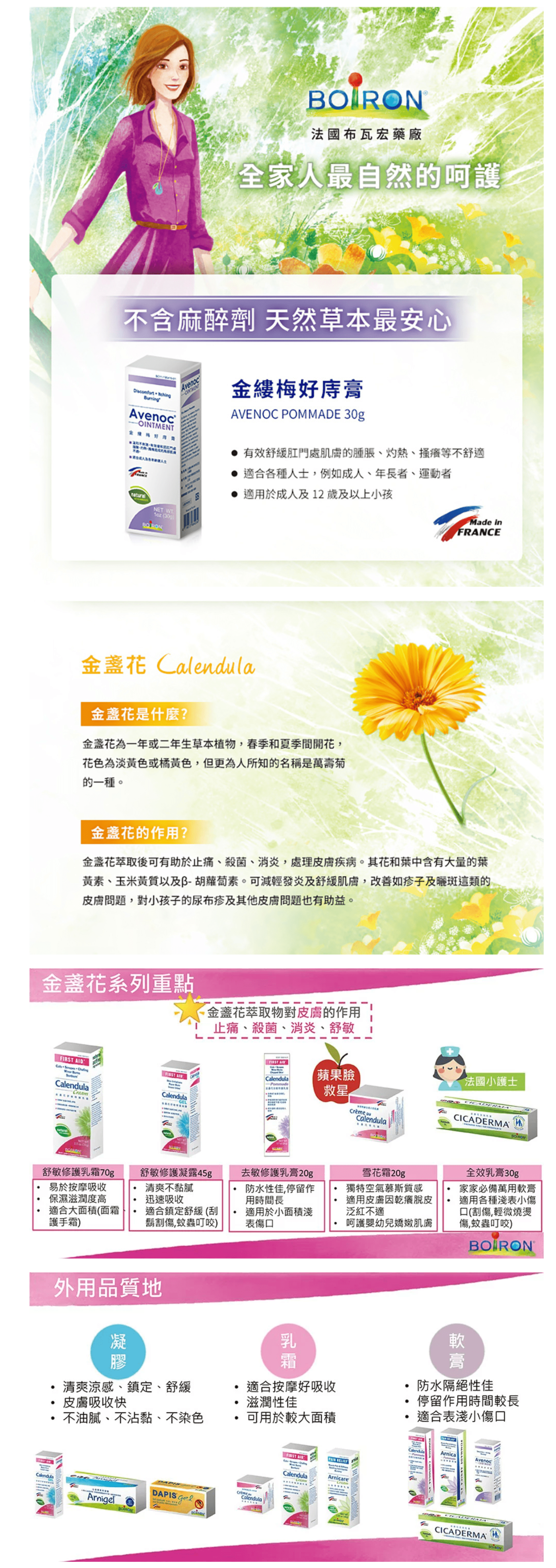 法國 BOIRON 布瓦宏 - 金縷梅安治乳膏-30g