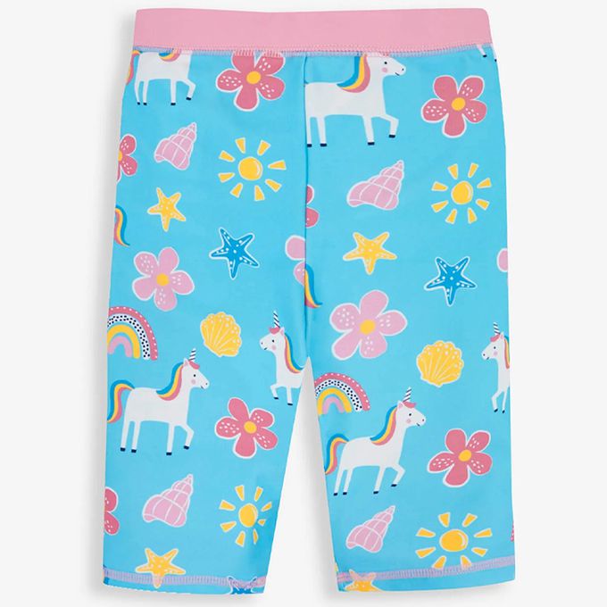 英國 JoJo Maman BeBe - 嬰幼兒/兒童兩件式防曬泳裝-童話世界