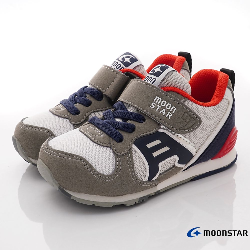 Moonstar日本月星 - HI系列十大機能運動鞋(中小童款)-灰