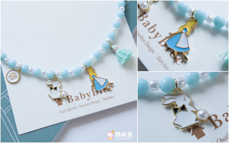 韓國 Babyblee - 童話耳夾-愛麗絲-藍