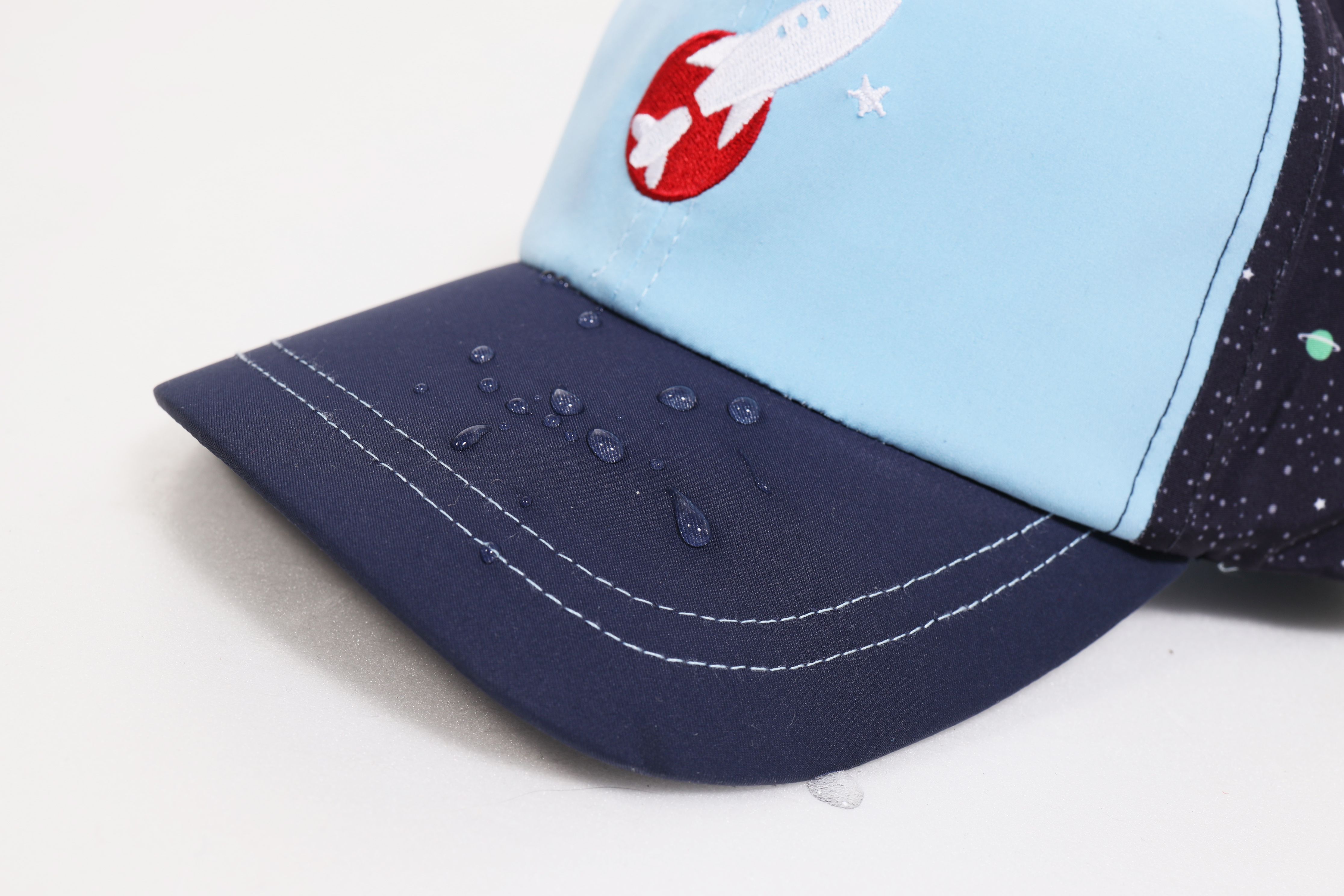 美國 Dabbawalla - 瓦拉帽-星空火箭涼感棒球帽 (3-10歲(頭圍52~56.5cm))