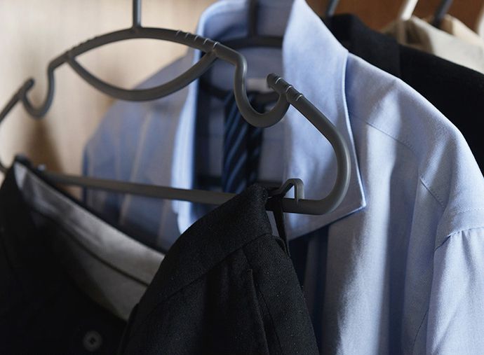 家窩 - MIT 佐伊多功能薄型防滑無痕衣架-40入-岩灰