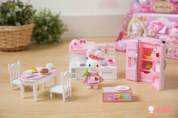 韓國【兔寶家族家家酒】正版授權，滿額送樂高收納盒