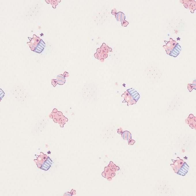 akachan honpo - 細肩帶背心2件組-網眼 糖果餅乾-紫色