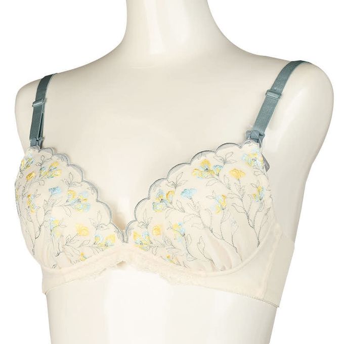 akachan honpo - 美型 無鋼圈胸罩 具哺乳功能-白色