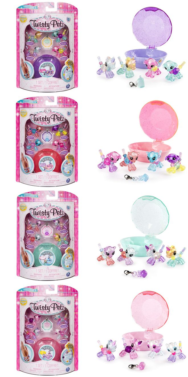 Twisty Petz - 可愛造型手鍊 - 迷你寶貝四入組(款式眾多 隨機出貨)