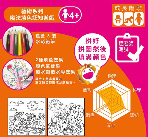 藝術系列-魔法填色認知遊戲