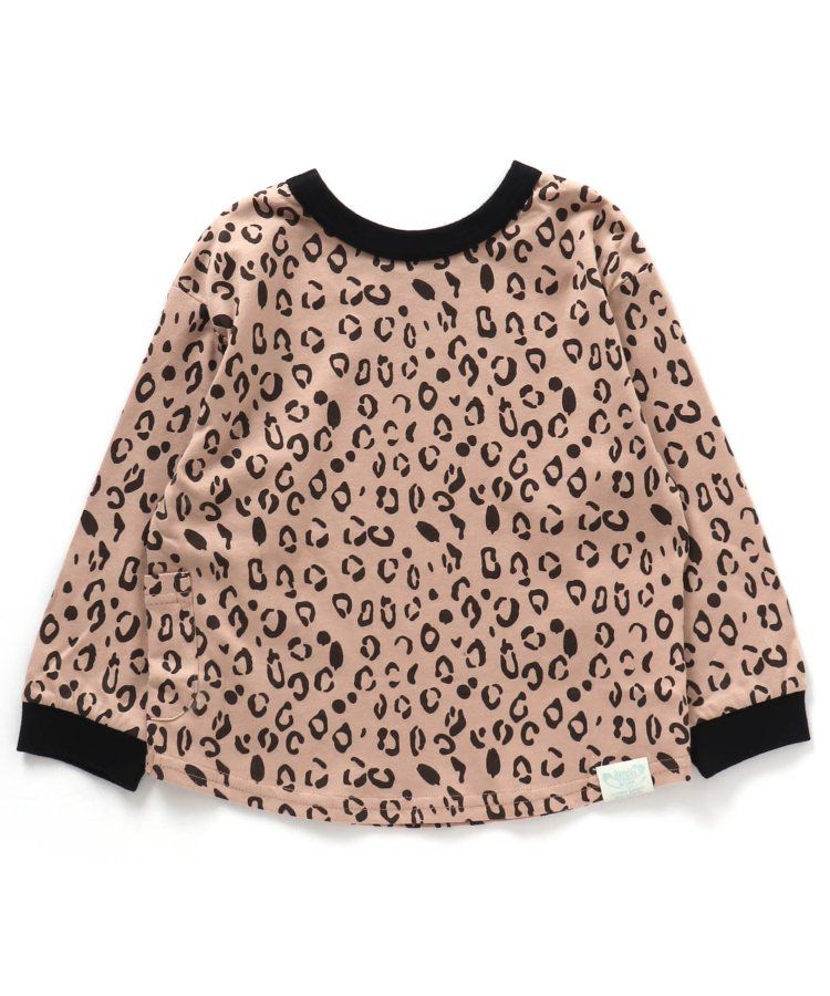 日本 BREEZE - 正反OK！圓領印花長袖上衣-棋盤格-彩色