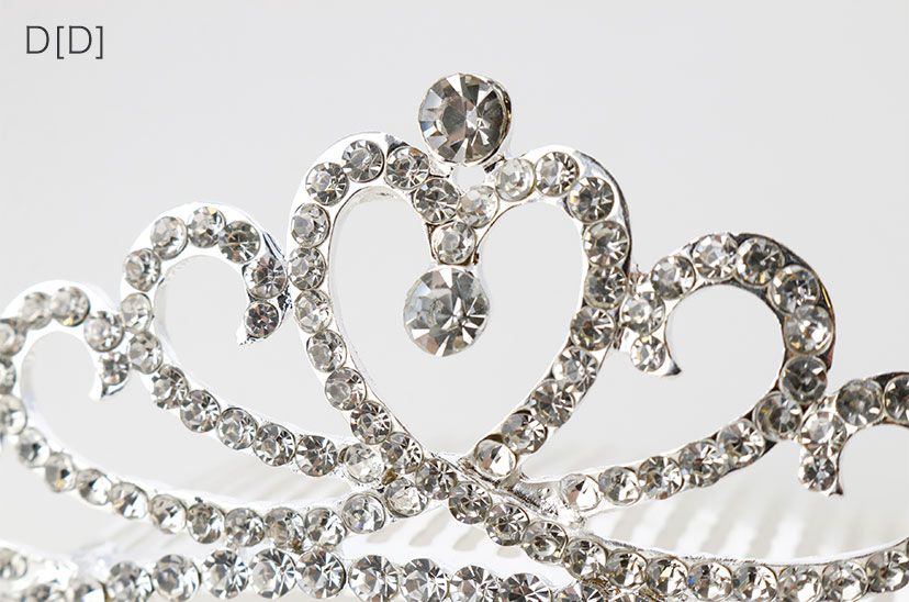 日本 Catherine Cottage - 閃閃發亮華麗皇冠髮飾-A款