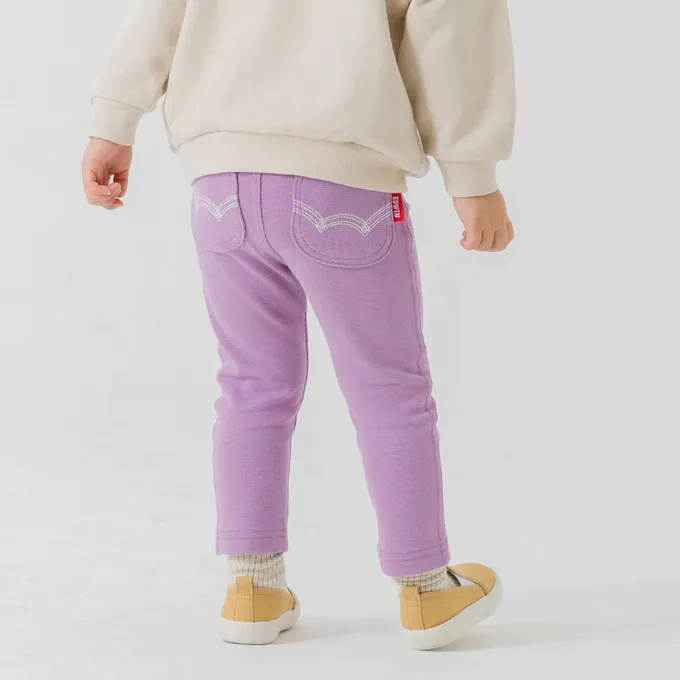 日本 Chil2 - EDWIN聯名 超彈性伸縮長褲-淺灰