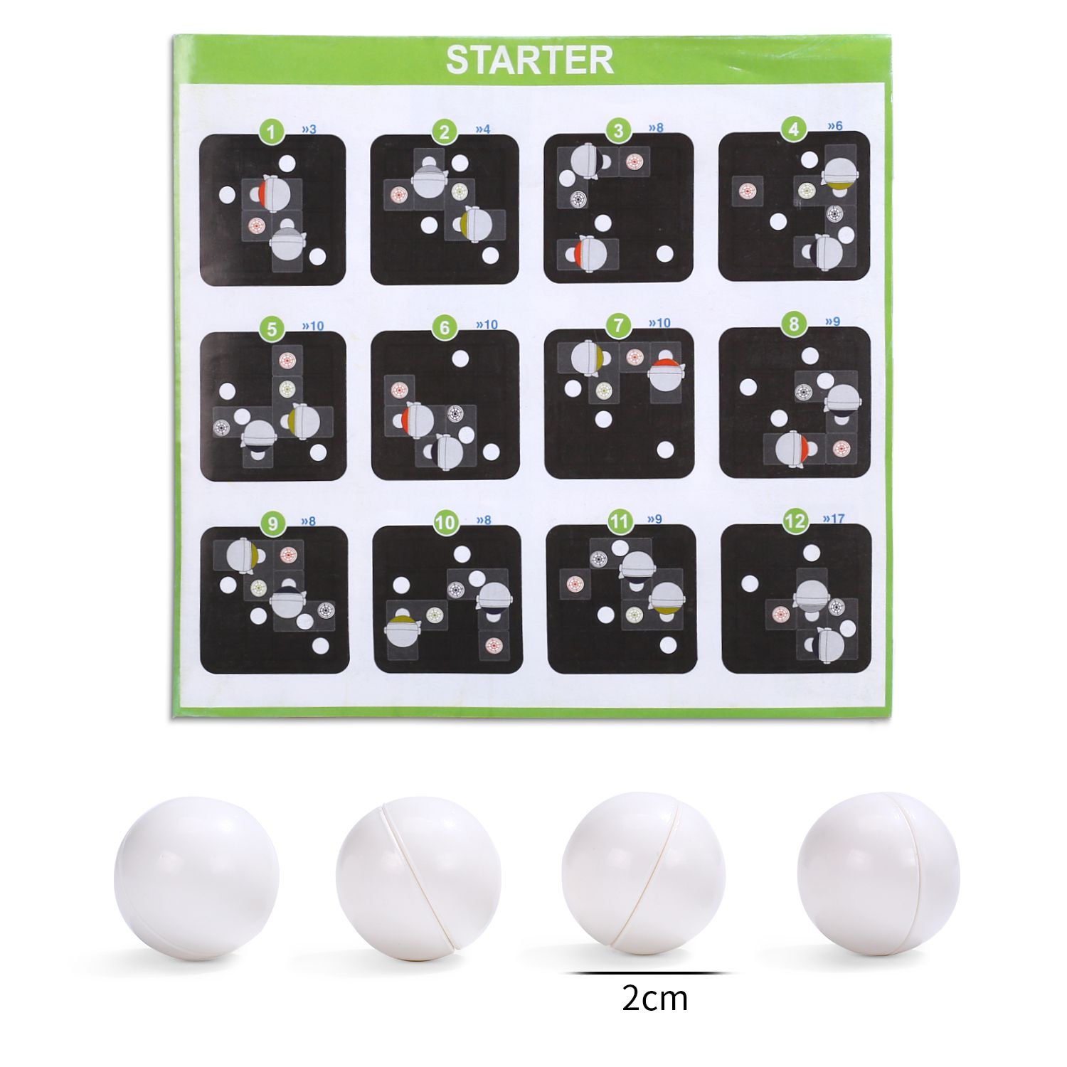 CuteStone - 兒童益智桌遊玩具 太空人推球策略遊戲