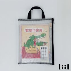 理理 liil - 理理包liil_ 六角網格提把功課袋2.0【升級版】_2入組-曜石黑 (曜石黑_2入)