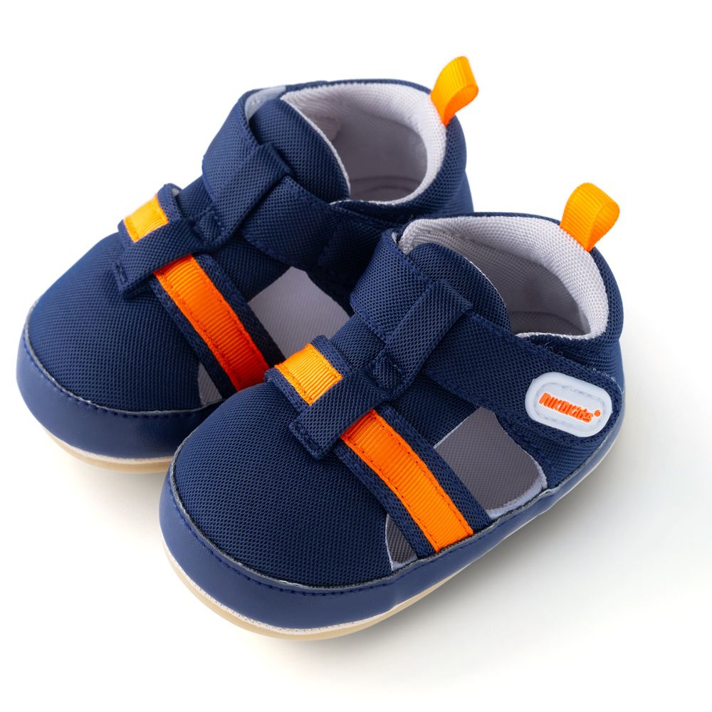 nikokids - 軟Q底學步鞋-深藍色(SG581)
