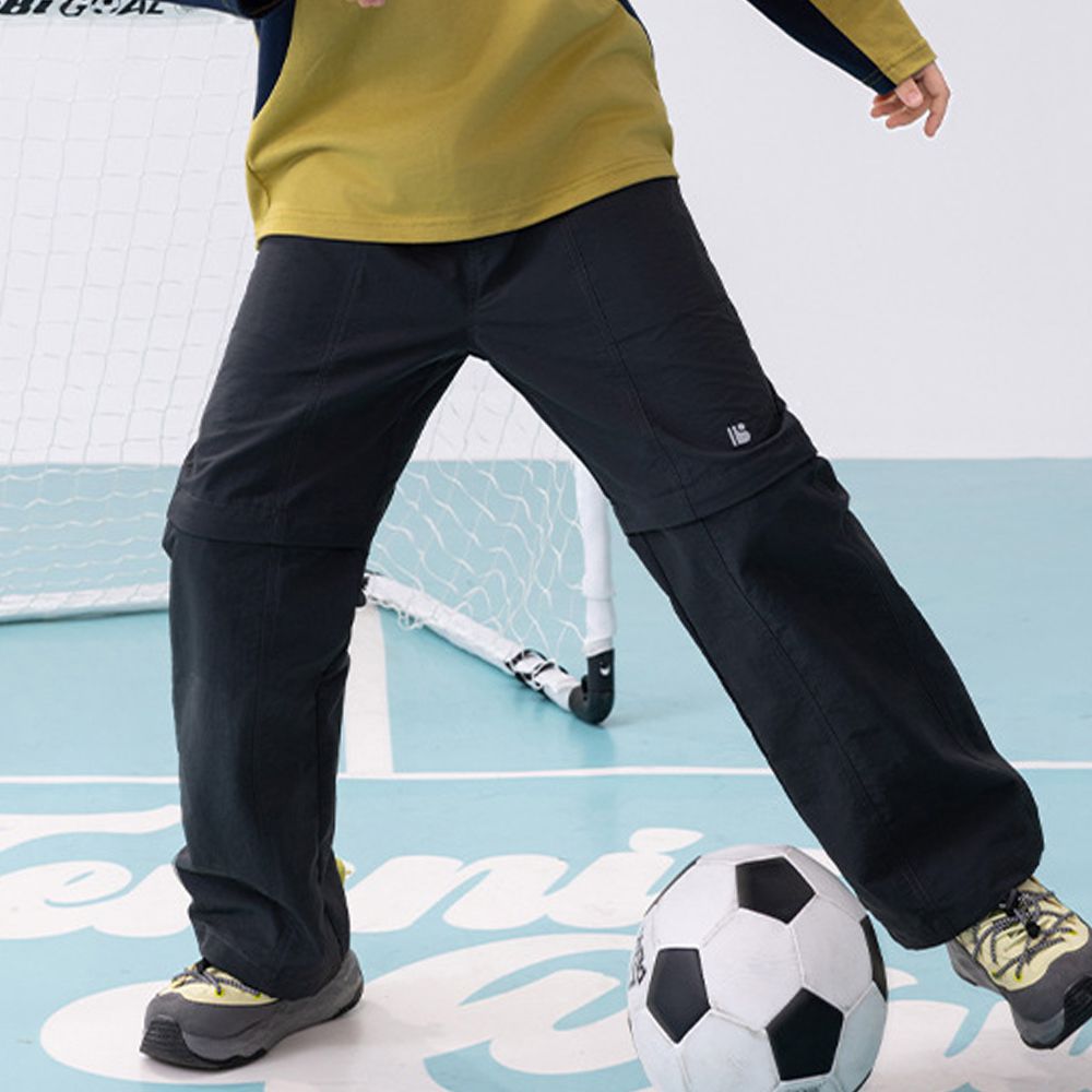 2WAY防潑水速乾休閒長褲/短褲-藏青