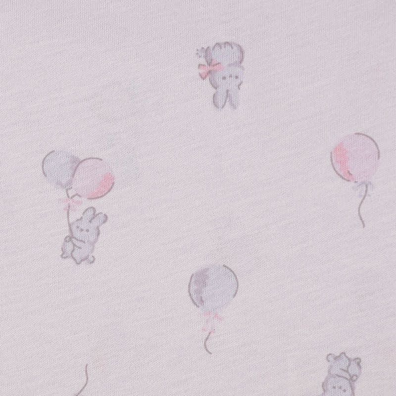 akachan honpo - 涼爽坦克背心 純棉-兔子-紫色