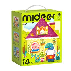 MiDeer - 進階式拼圖-房屋(LEVEL4)，2025新版