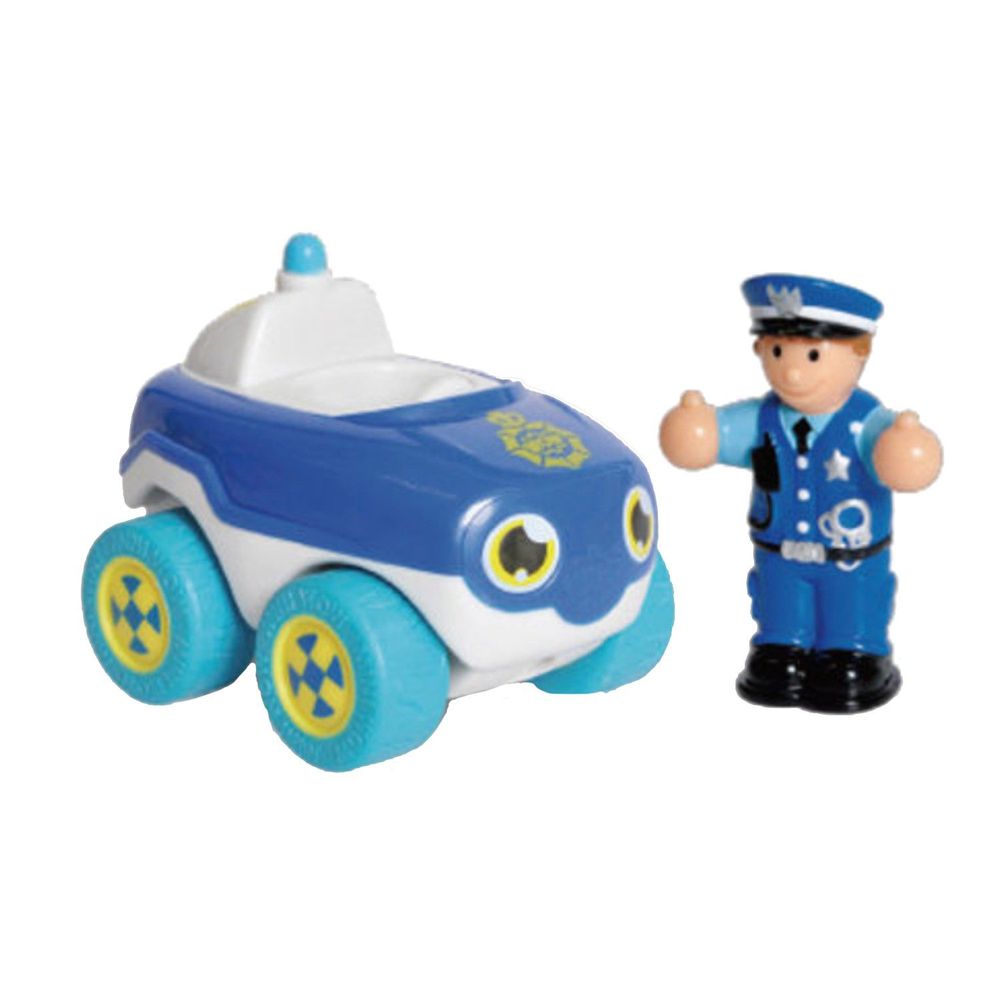 英國驚奇玩具 WOW Toys - 驚奇隨身迷你車-巴比-警車