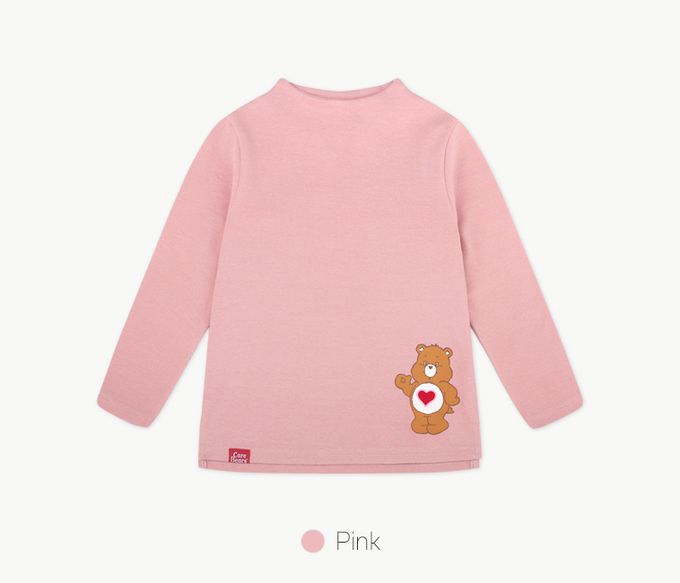 韓國 Care Bears - 聯名款哈囉熊熊中領上衣-白