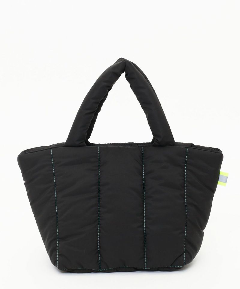 日本 COOCO - 衍縫鋪棉雲朵手提包-亮橘 (W20*H18*D14cm)