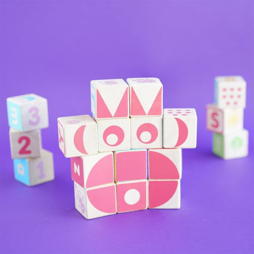 【啟蒙玩具】ABC六面聰明學習方塊啟蒙玩具