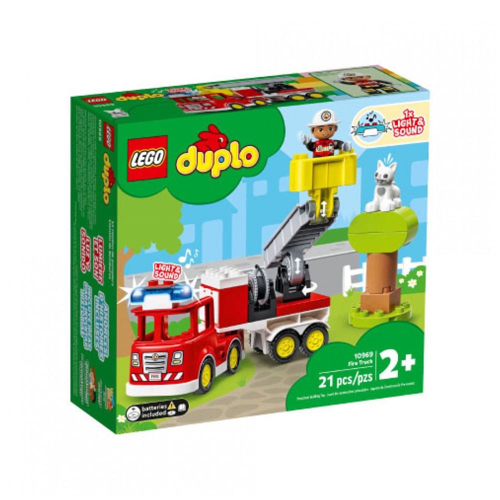 樂高積木 LEGO《 LT10969》Duplo 得寶系列 - 消防車-21pcs