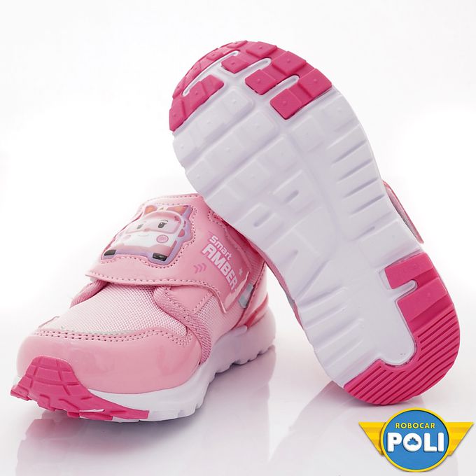POLI波力-電燈運動鞋-POKX21243粉(中小童段)-運動鞋-粉
