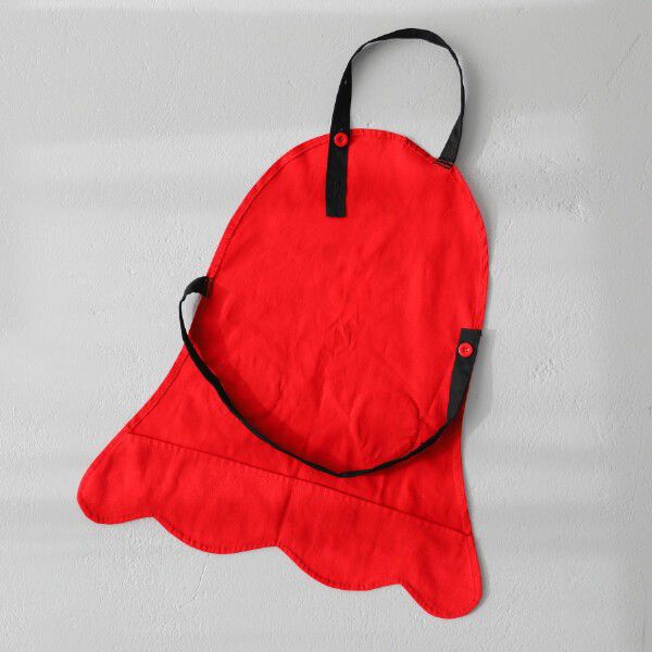 日本 Baby Room - 俏皮紅色章魚燒圍裙 (100cm-120cm)