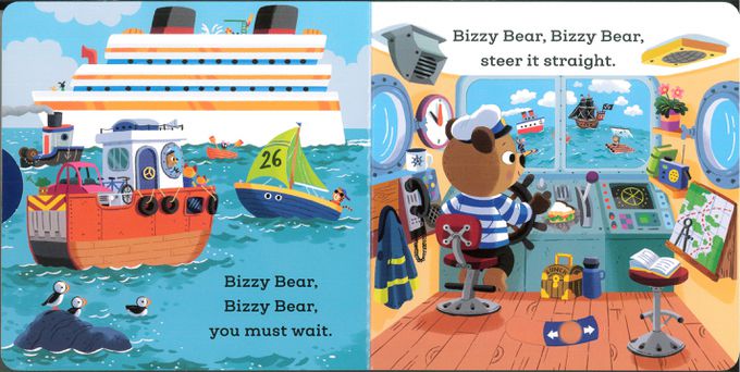 Bizzy Bear: Ship's Captain (硬頁書)(英國版) *附音檔QRCode*