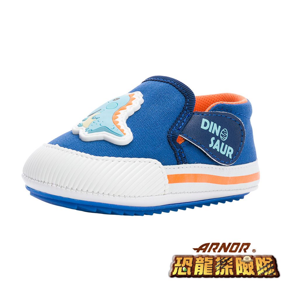 ARNOR 恐龍探險隊 童鞋 寶寶鞋 ASKK50206-柔軟舒適鞋底-藍-(寶寶段)