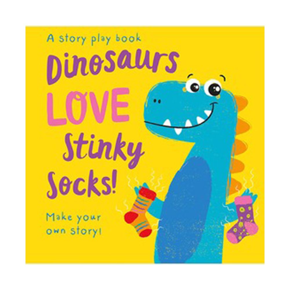 Dinosaurs LOVE Stinky Socks! 小恐龍愛臭襪襪（拼圖配對書）