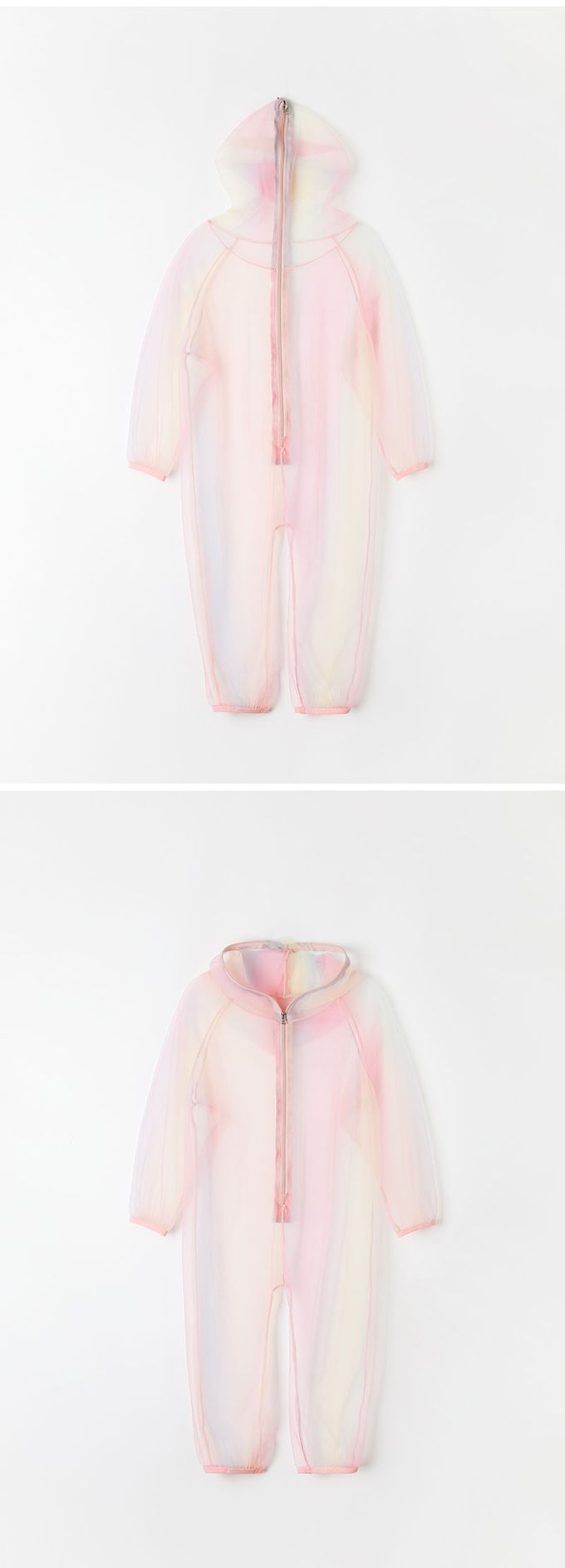 韓國 OZKIZ - 兒童防蚊蟲網連身褲套裝-白