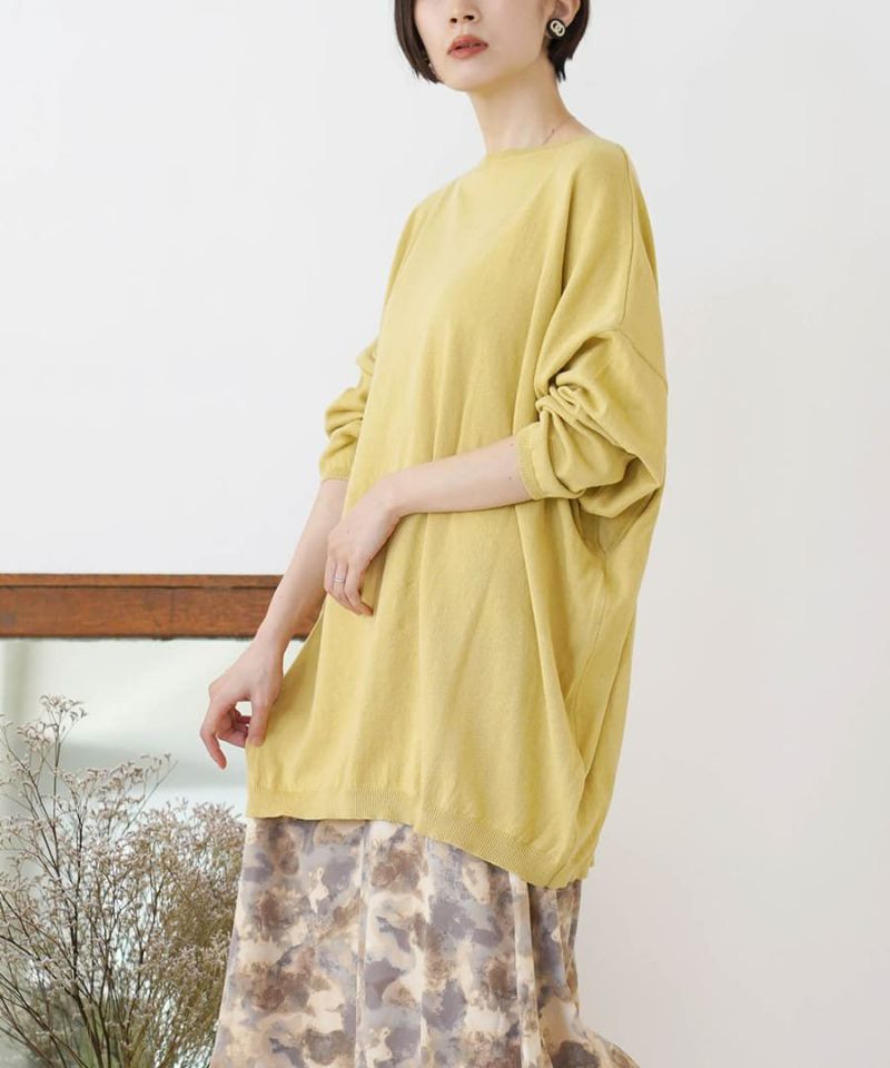 日本 zootie - 純棉薄針織飛鼠長袖上衣-蜜桃